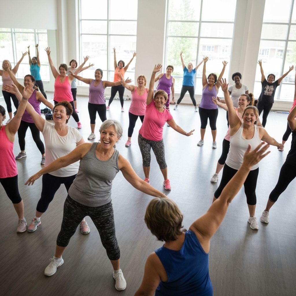 Group movement class in session